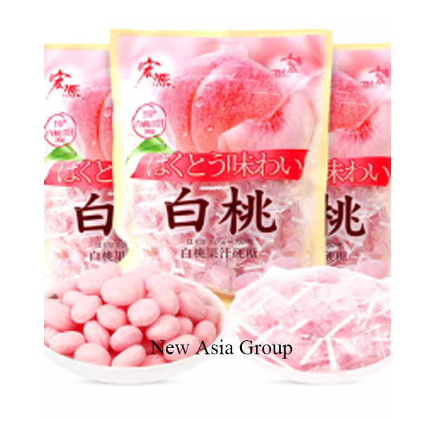 白桃果汁硬糖500g