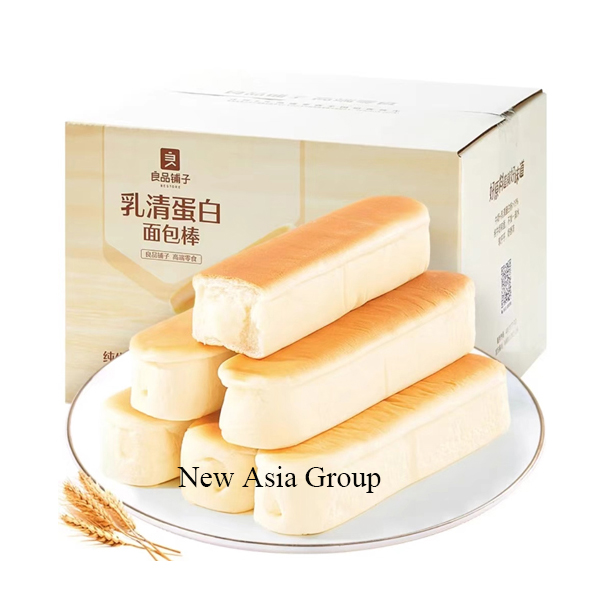 良品铺子乳清蛋白面包棒500g