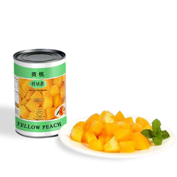 CF09 KKZ Canned Yellow Peach Dices in Syrup 24*425G-24months