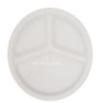 DT14 3 Compartment Plate 10inch 50pcs*10bag /ctn 50pcs*10bag /ctn -