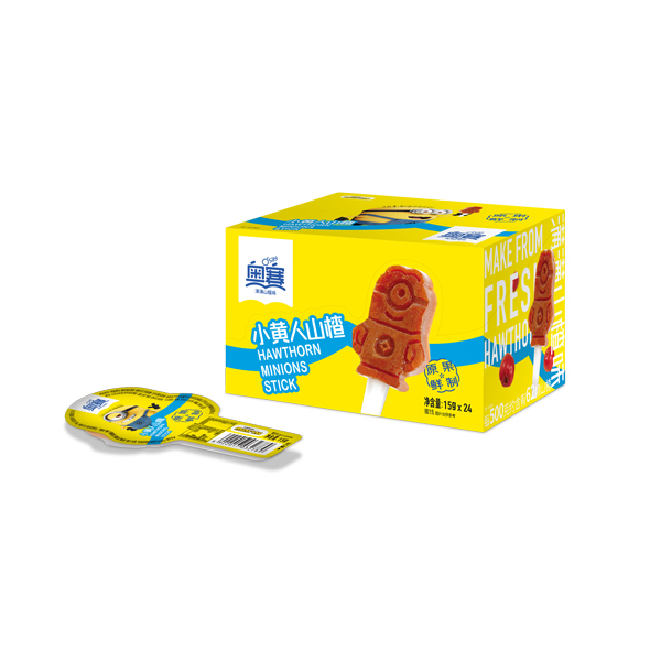 S43 Ao Sai Minions Hawthorn Stick 8boxes*24pieces*15G-12months