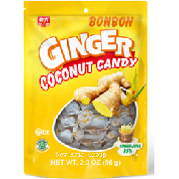 S79 Ginger Coconut Candy (Bonbon) 48*56G-18months