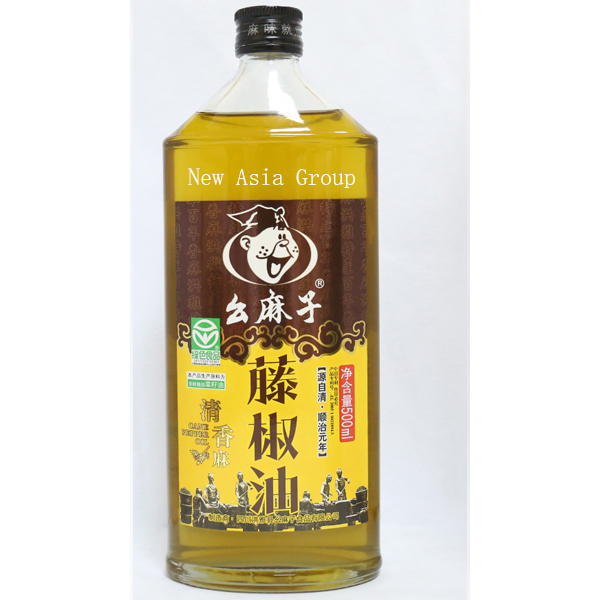 W128  YaoMaZi Green Sichuan Pepper Oil 10*500ML-18months