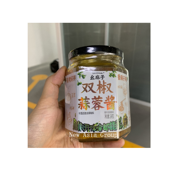 W153 YaoMaZi Pepper Minced Garlic Sauce 15*248G-12months