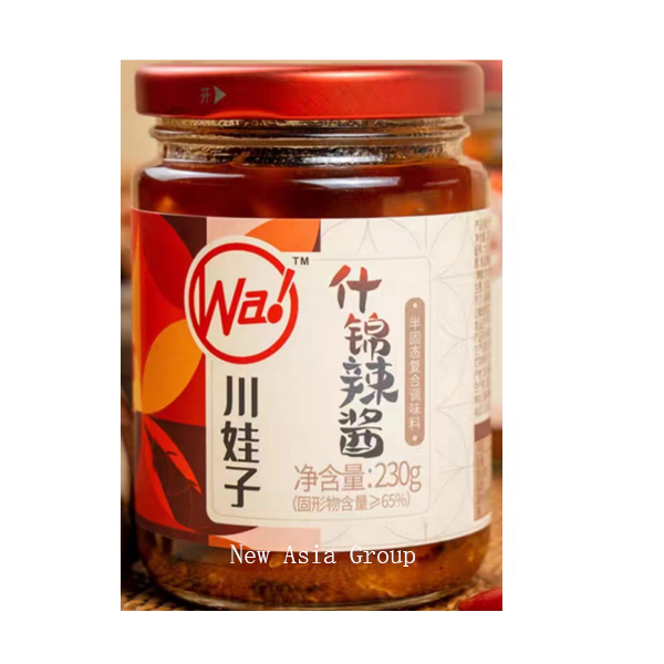 W166 CWZ Mixed chili sauce 28*230G-6months